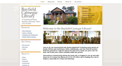 Desktop Screenshot of bayfieldlibrary.org